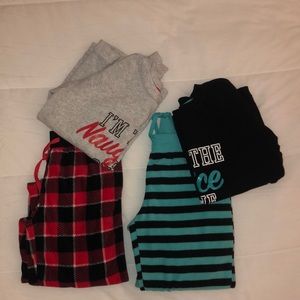 “Naughty & Nice” Set of PJ’s